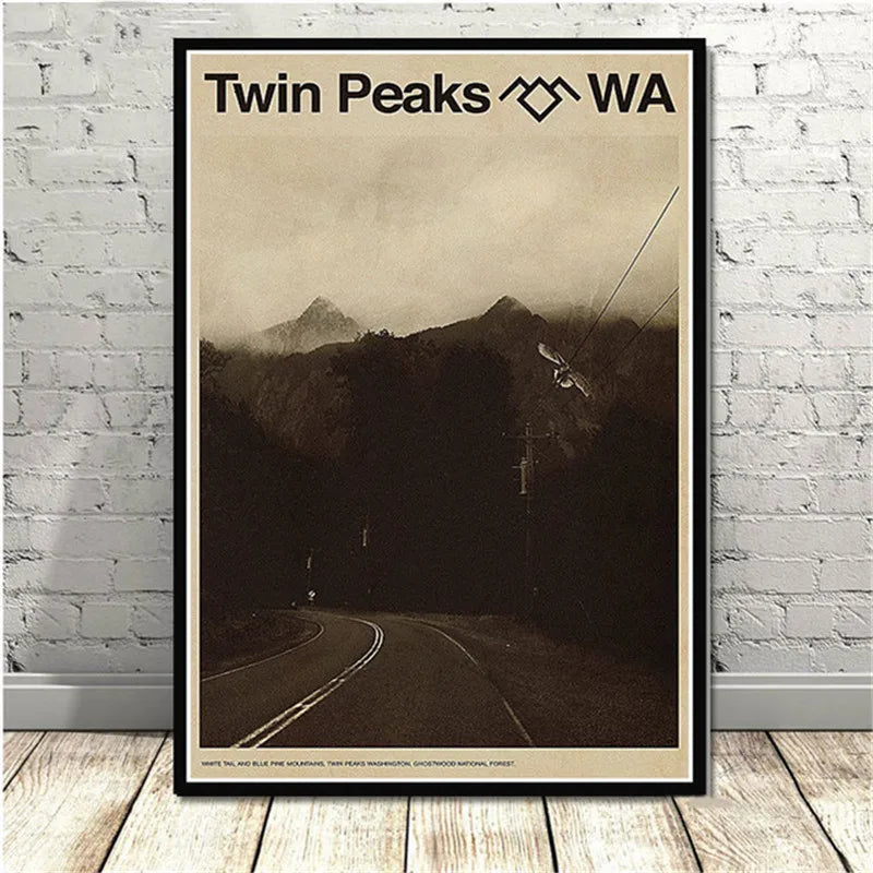 Twin Peaks TV Series Shows Classic Movie Anime Poster And Prints Canvas Painting Art Wall Pictures For Living — Mac's Retro Hub - photo 20