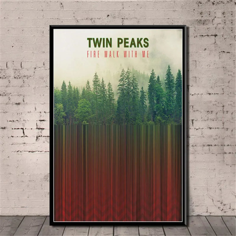 Twin Peaks TV Series Shows Classic Movie Anime Poster And Prints Canvas Painting Art Wall Pictures For Living — Mac's Retro Hub - photo 18