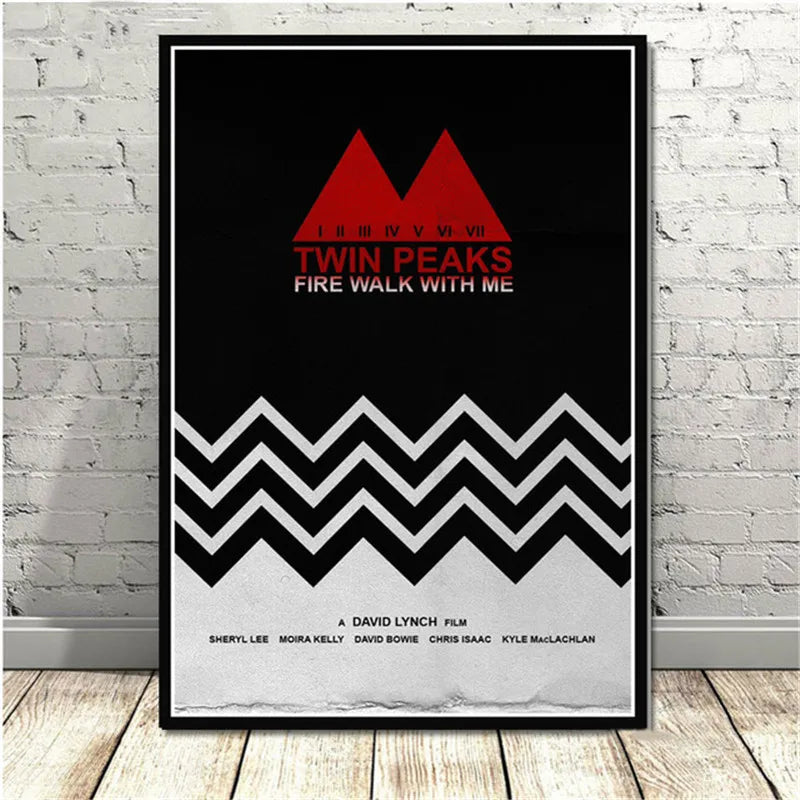 Twin Peaks TV Series Shows Classic Movie Anime Poster And Prints Canvas Painting Art Wall Pictures For Living — Mac's Retro Hub - photo 4