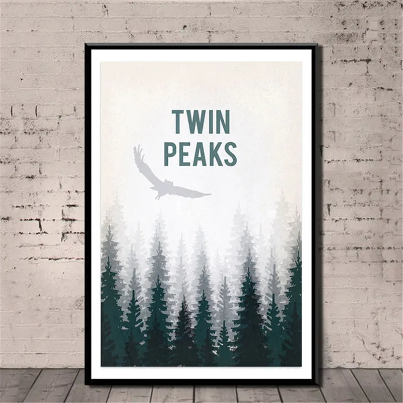 Twin Peaks TV Series Shows Classic Movie Anime Poster And Prints Canvas Painting Art Wall Pictures For Living — Mac's Retro Hub - photo 14