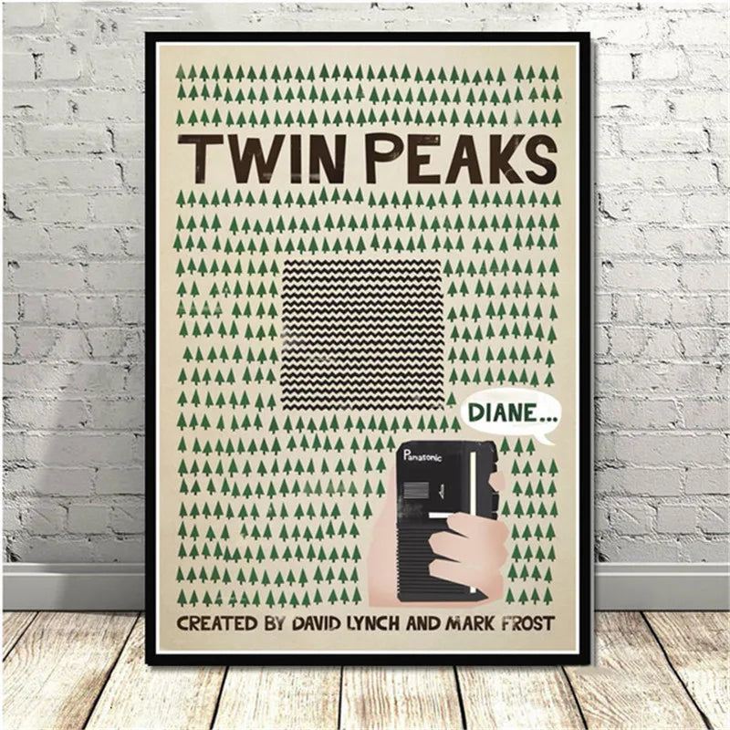 Twin Peaks TV Series Shows Classic Movie Anime Poster And Prints Canvas Painting Art Wall Pictures For Living — Mac's Retro Hub - photo 5