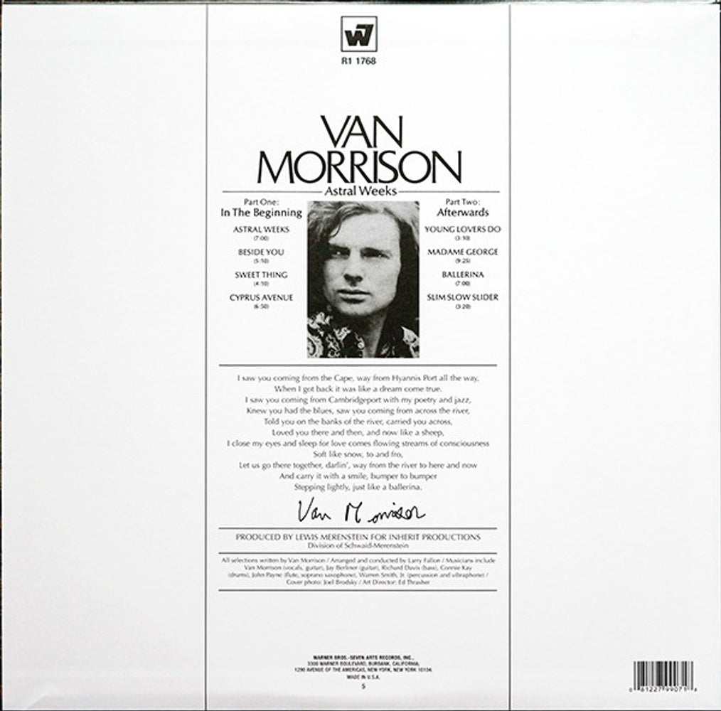 Van Morrison – Astral Weeks (180 Gram LP Vinyl)