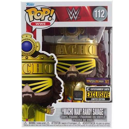 Funko POP! WWE: Metallic King Macho Man - Entertainment Earth Exclusive