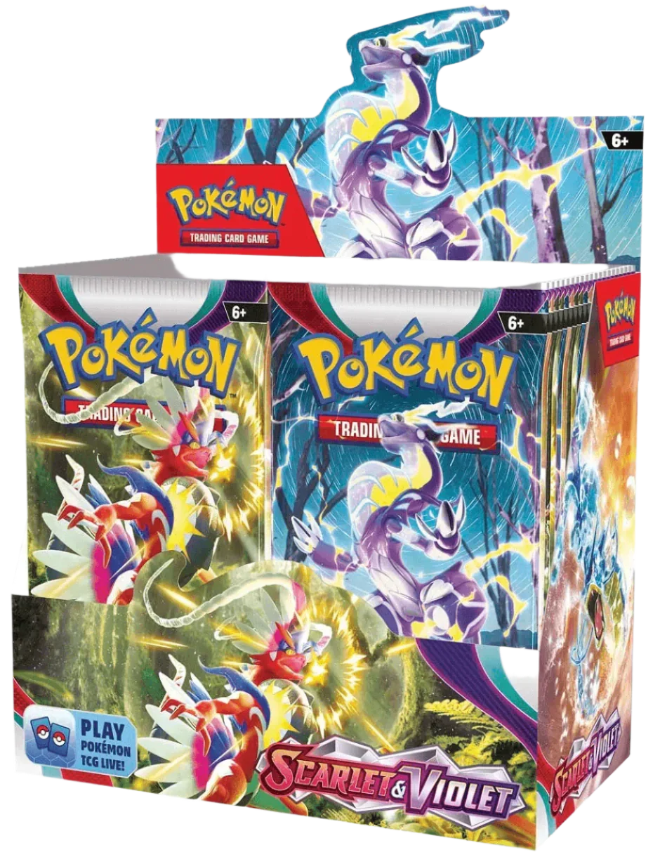Scarlet & Violet: Base Set - Booster Box trading cards — Mac's Retro Hub