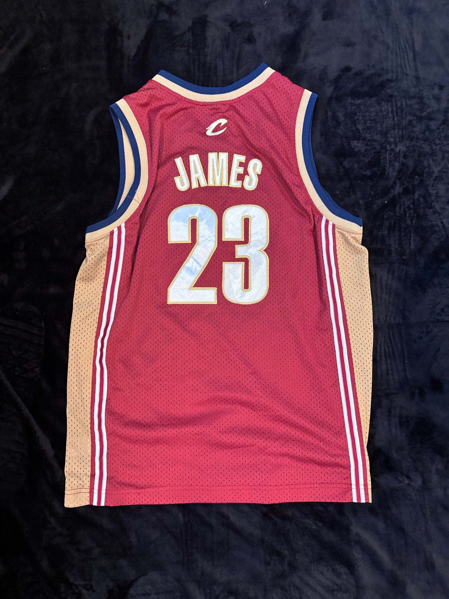 Back of LeBron James Nike swingman Cleveland Cavaliers jersey JAMES 23