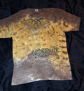 Aerosmith Liquid Blue tie dye t-shirt front