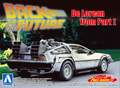 Back to the Future pull-back DeLorean 1:43 scale plastic model kit collectible figure — Mac's Retro Hub