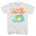 Beach Boys Surfing Guitar Tee - White