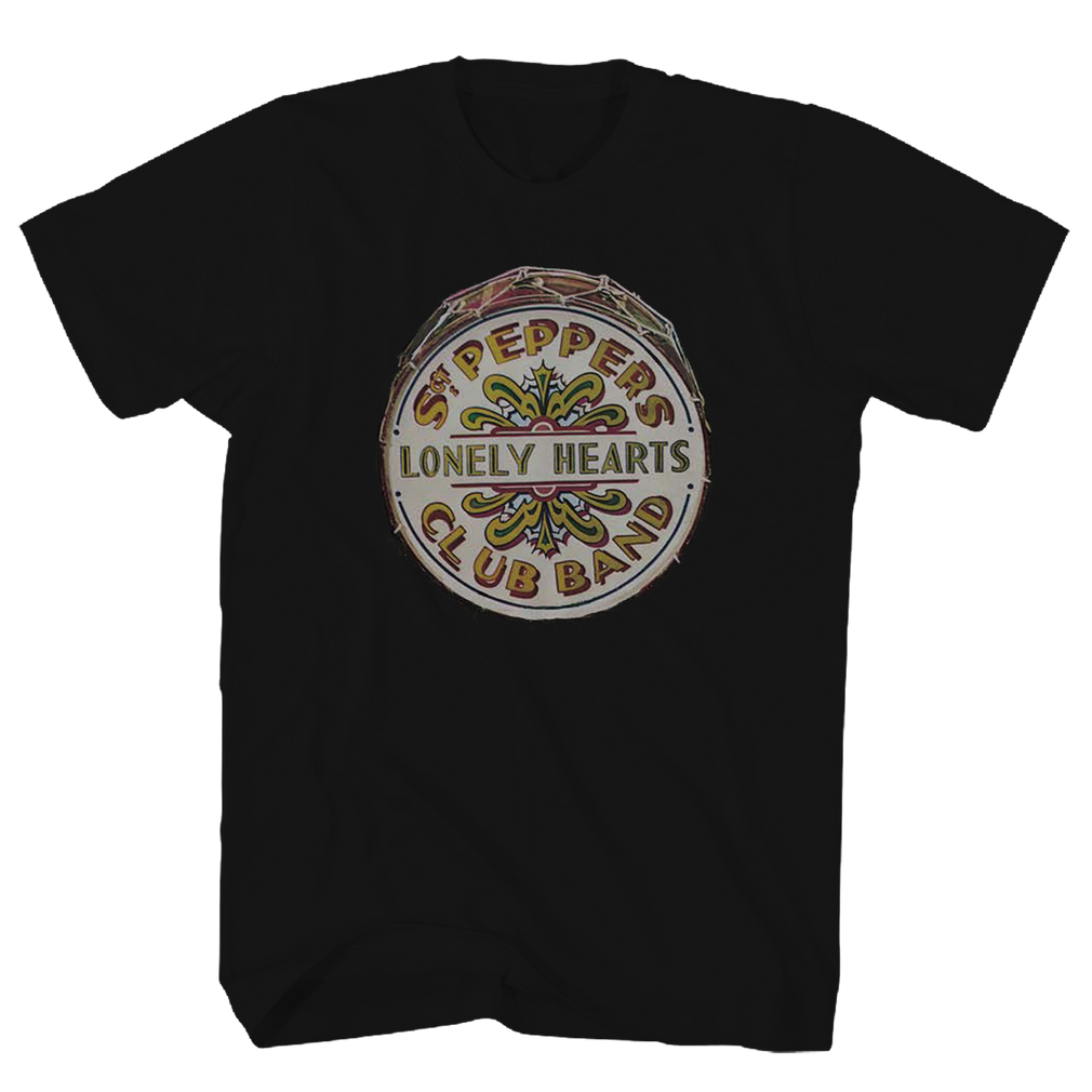 The Beatles Sgt. Pepper's Drum Tee - Black