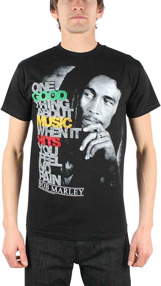 Bob Marley Good Music Hits Tee - Black