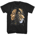 Bob Marley Profile Lion Tee - Black