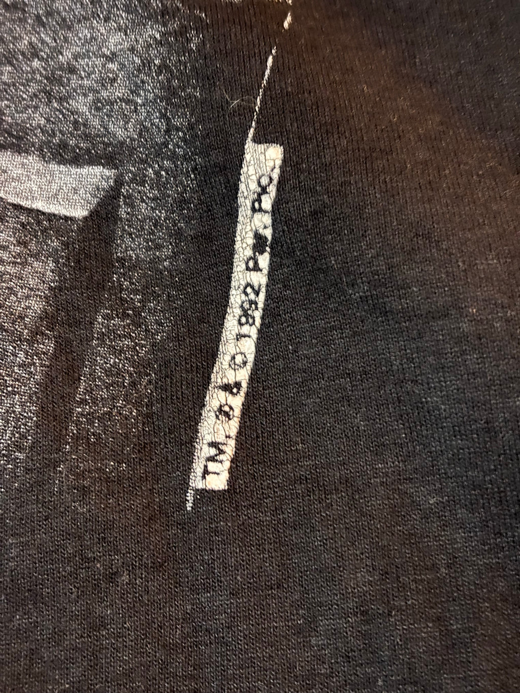 1992 Paramount copyright print inside shirt