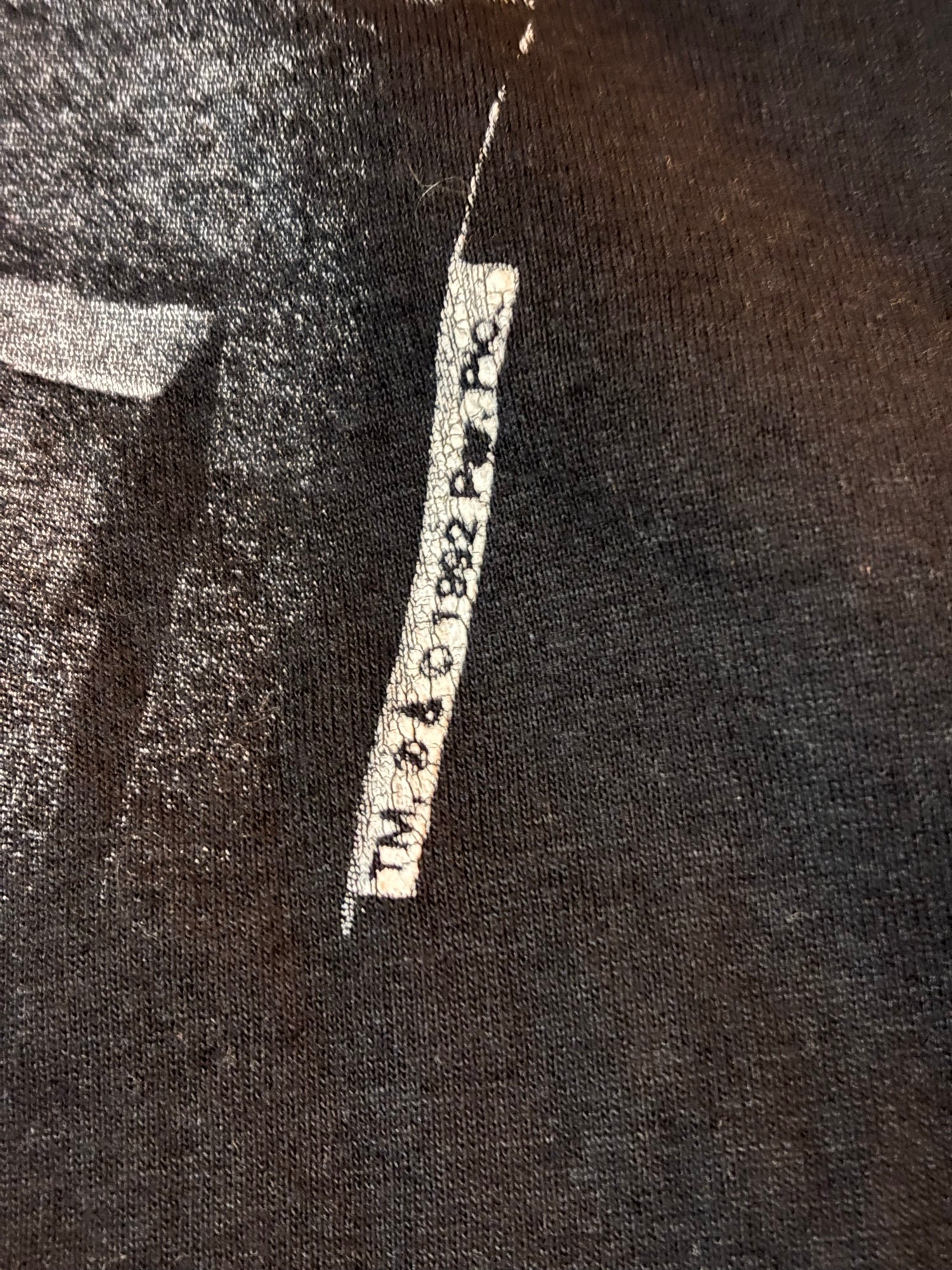 1992 Paramount copyright print inside shirt