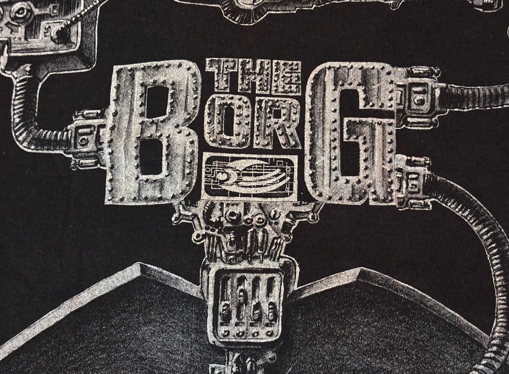 The Borg graphic close-up detail
