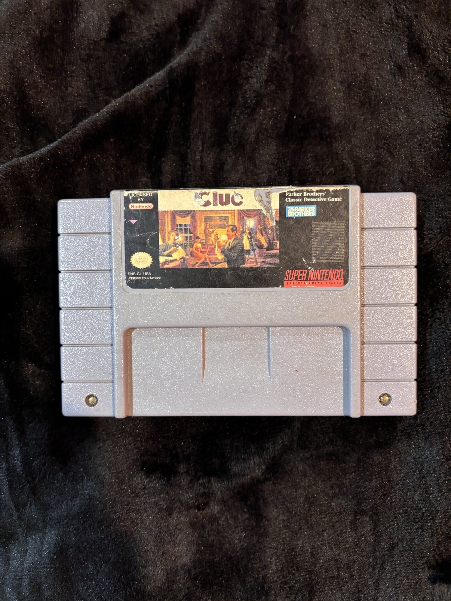 Clue for Super Nintendo (SNES) authentic cartridge