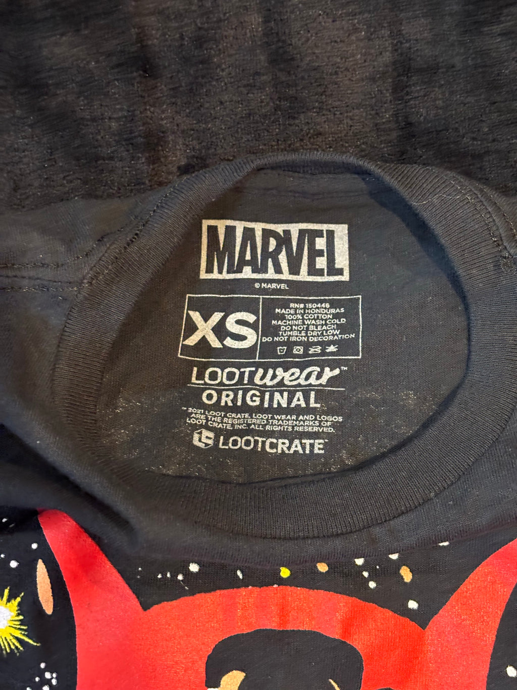 Doctor Strange Loot Wear Marvel tag XS