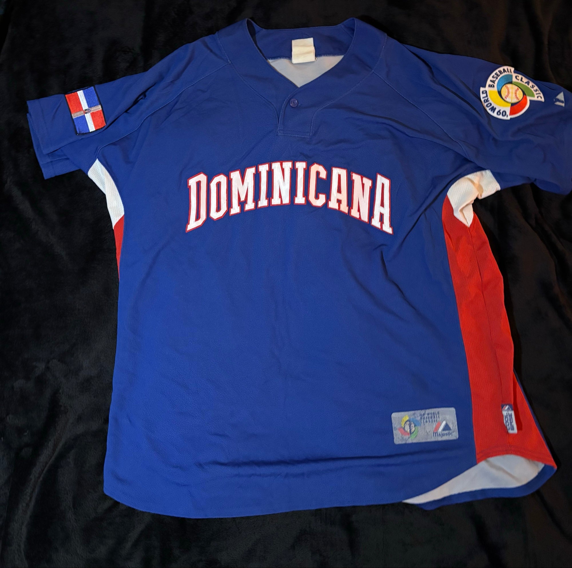 Team Dominicana 2006 World Baseball Classic Majestic jersey front