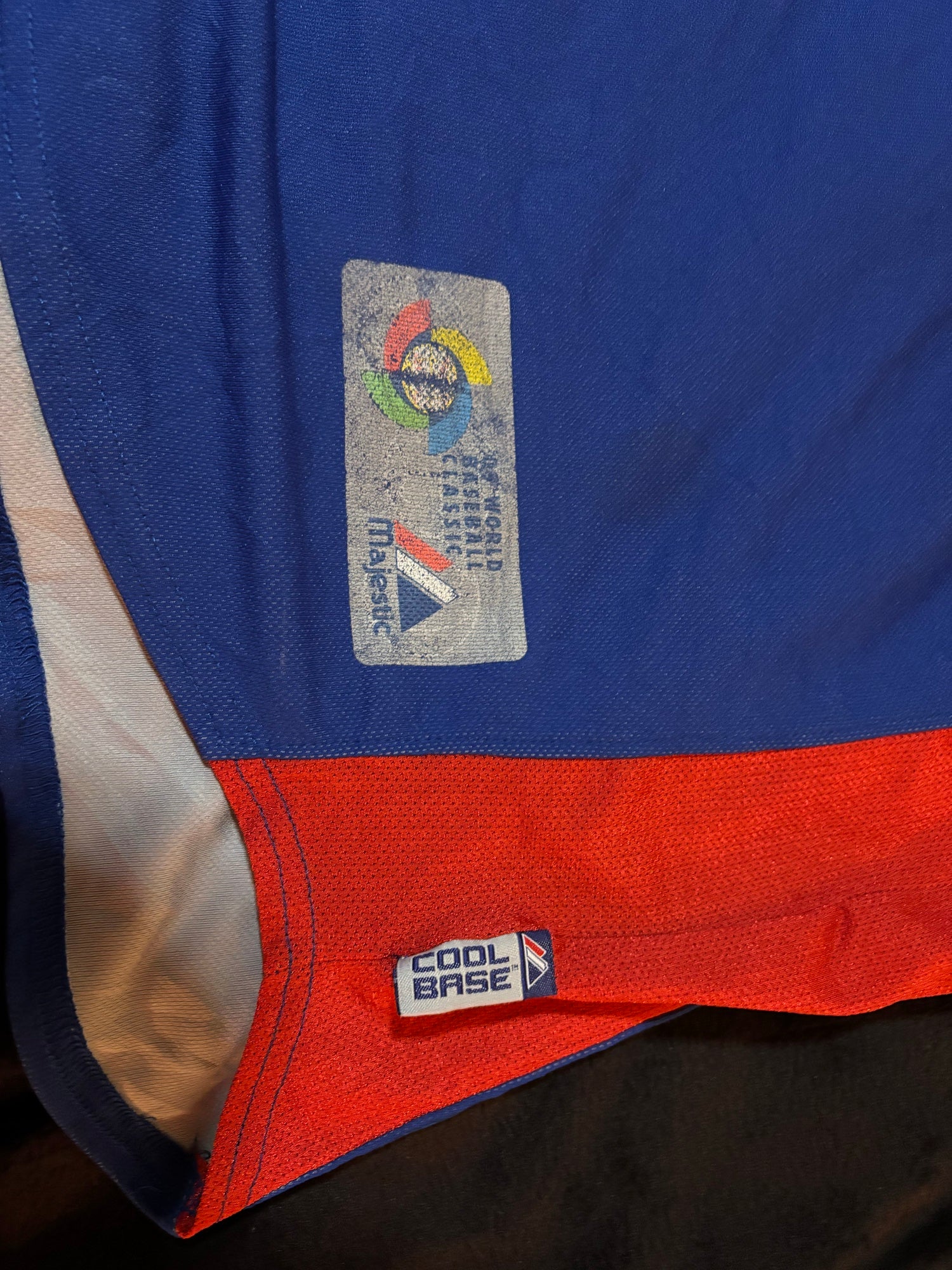 Majestic Cool Base tag with WBC logo
