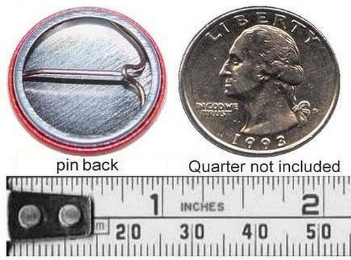 1990s Party Pin Buttons close-up