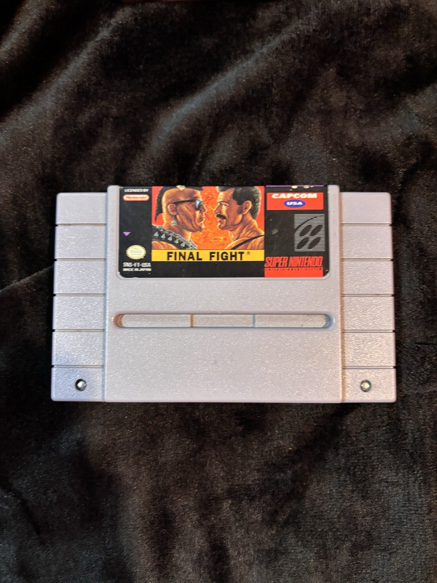 Final Fight for Super Nintendo (SNES) authentic Capcom cartridge
