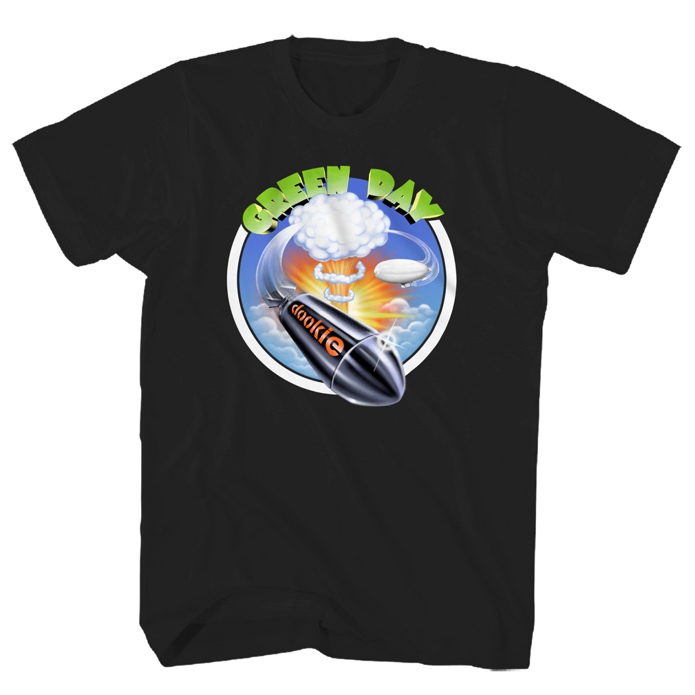 Green Day Dookie Rocket Tee - Black