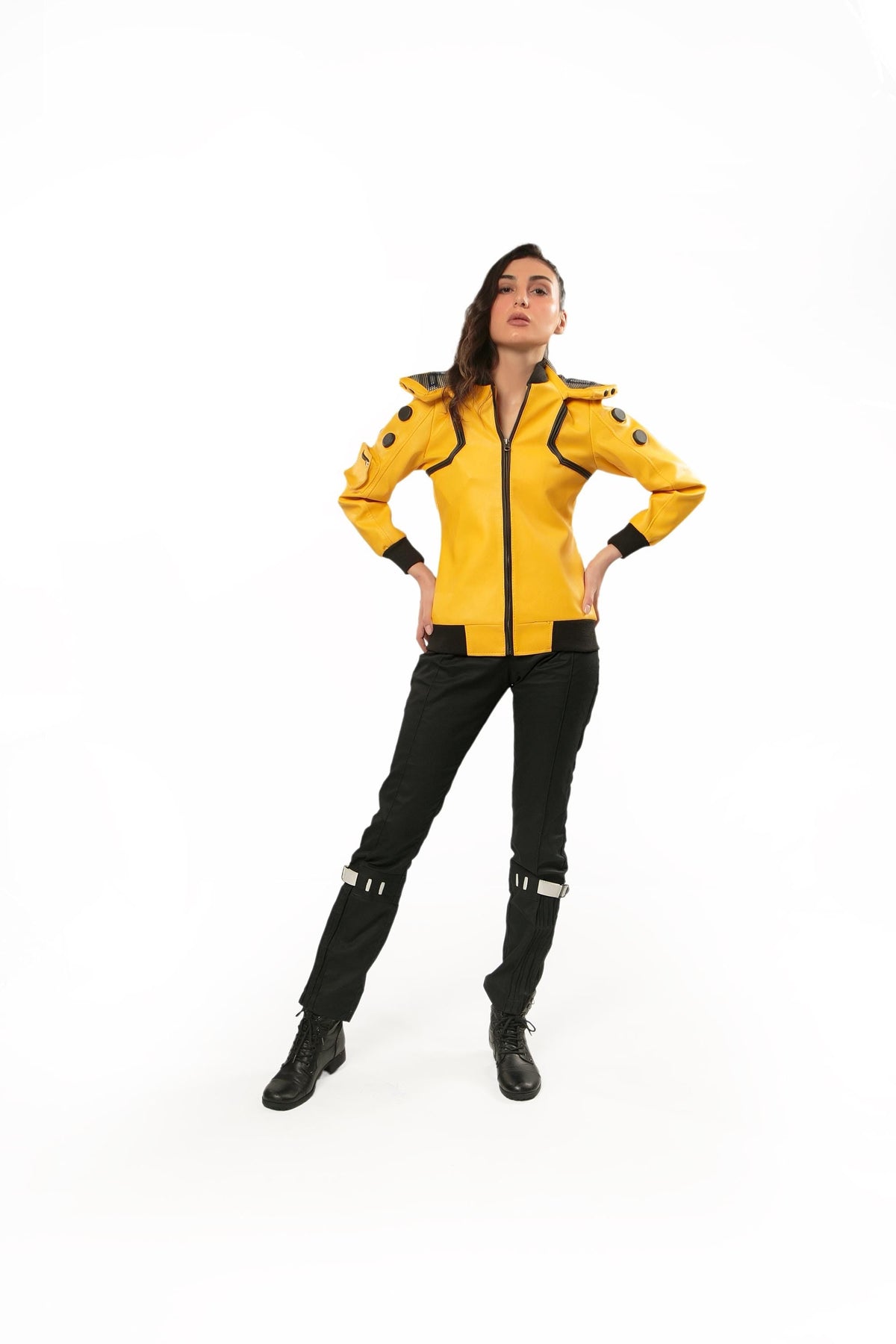 Customizable Cybernetic Maverick Jacket inspired by the Lucy Cyber-punk Jacket -Handmade Cosplay- Make your — Mac's Retro Hub - photo 5