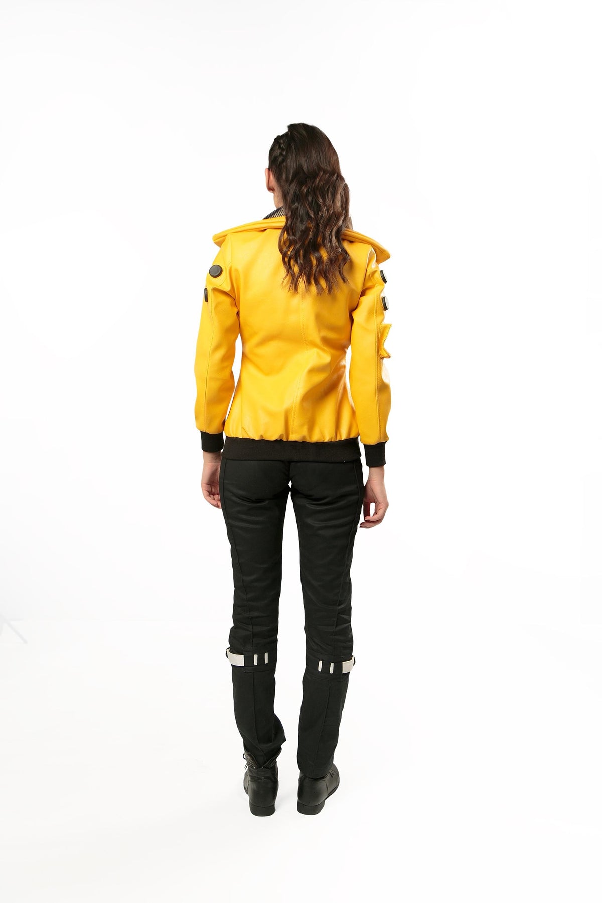 Customizable Cybernetic Maverick Jacket inspired by the Lucy Cyber-punk Jacket -Handmade Cosplay- Make your — Mac's Retro Hub - photo 4