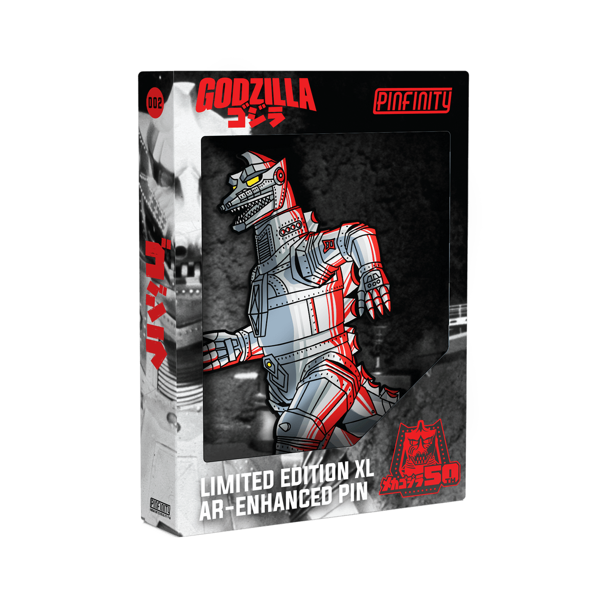 Mechagodzilla XL AR Pin (Showa Era)