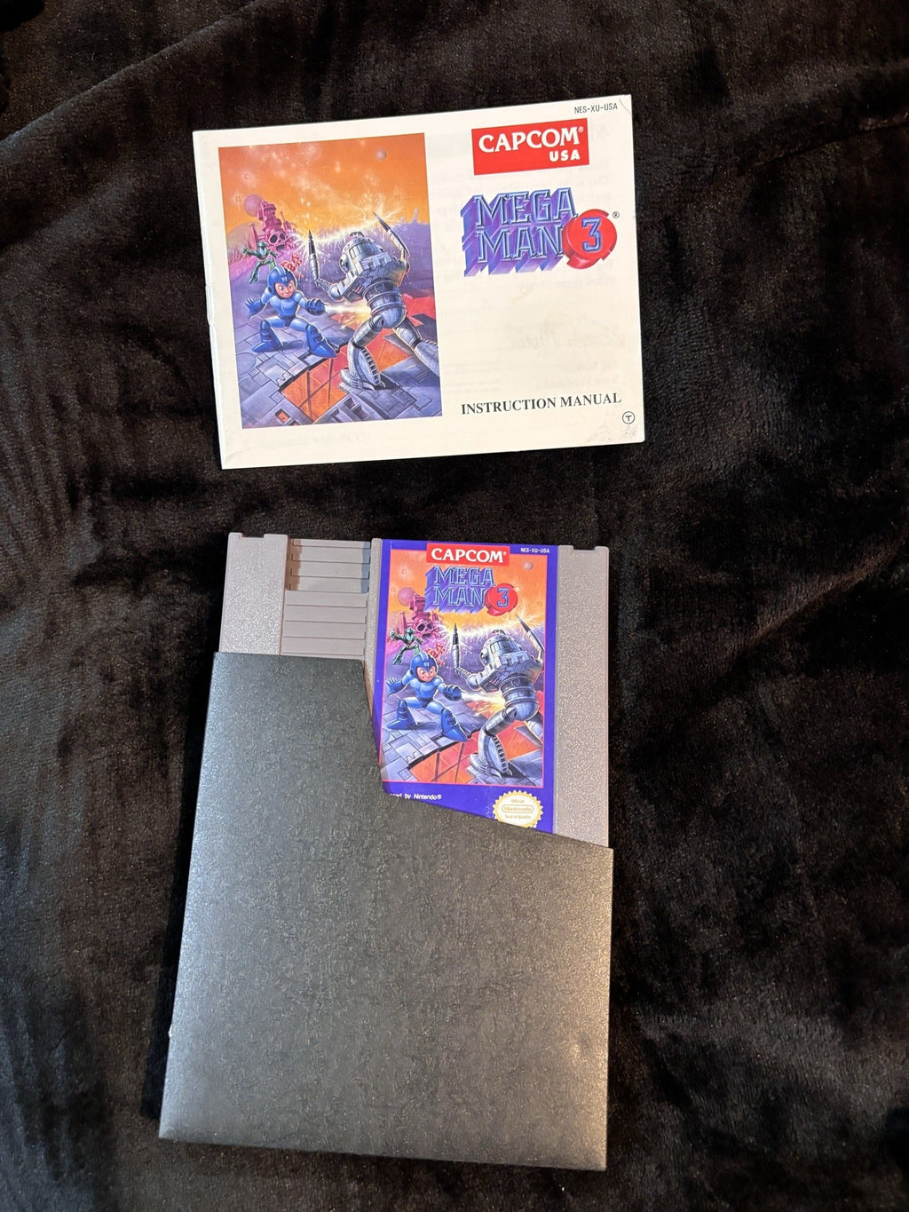 Mega Man 3 for Nintendo NES authentic cartridge with manual