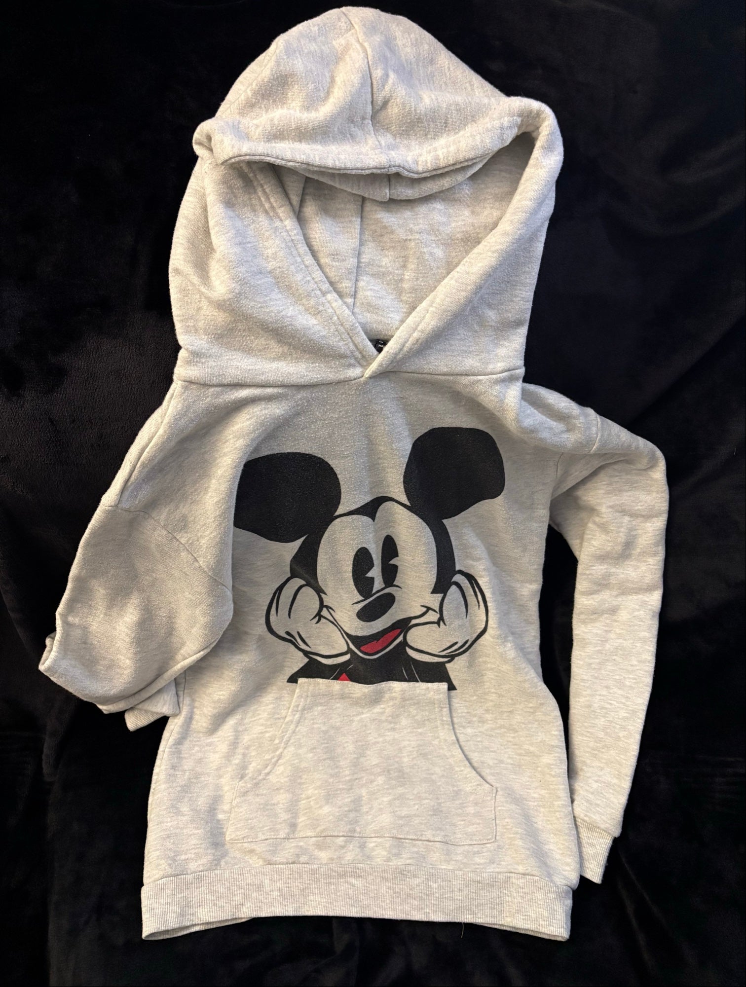 Y2K Disney Mickey Mouse Big-Face Hoodie — front