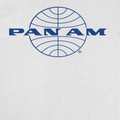 Pan Am Classic Blue Logo white t-shirt