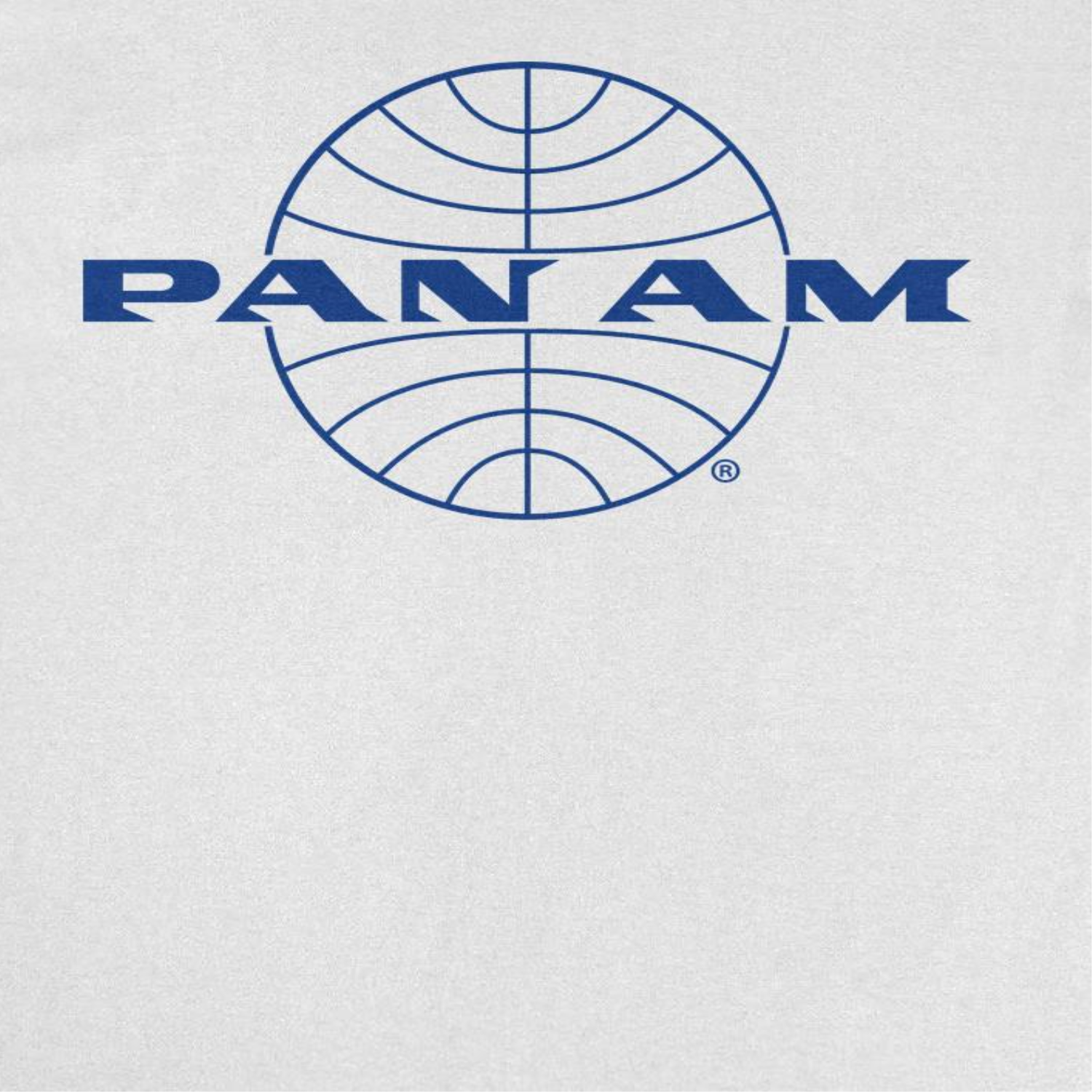 Pan Am Classic Blue Logo white t-shirt