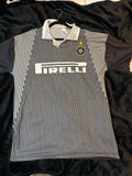 Front of Pirelli Inter Milan 1997-98 replica goalkeeper jersey with Toldo nameset