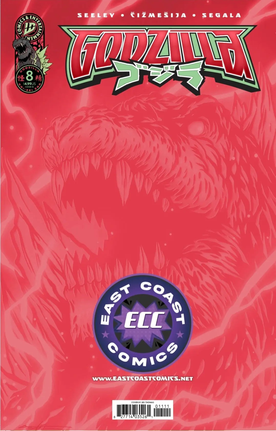 Godzilla [Kai-Sei Era] #8 - ECC Jed Thomas Trading Card Variant Exclusive (03/04/2026)