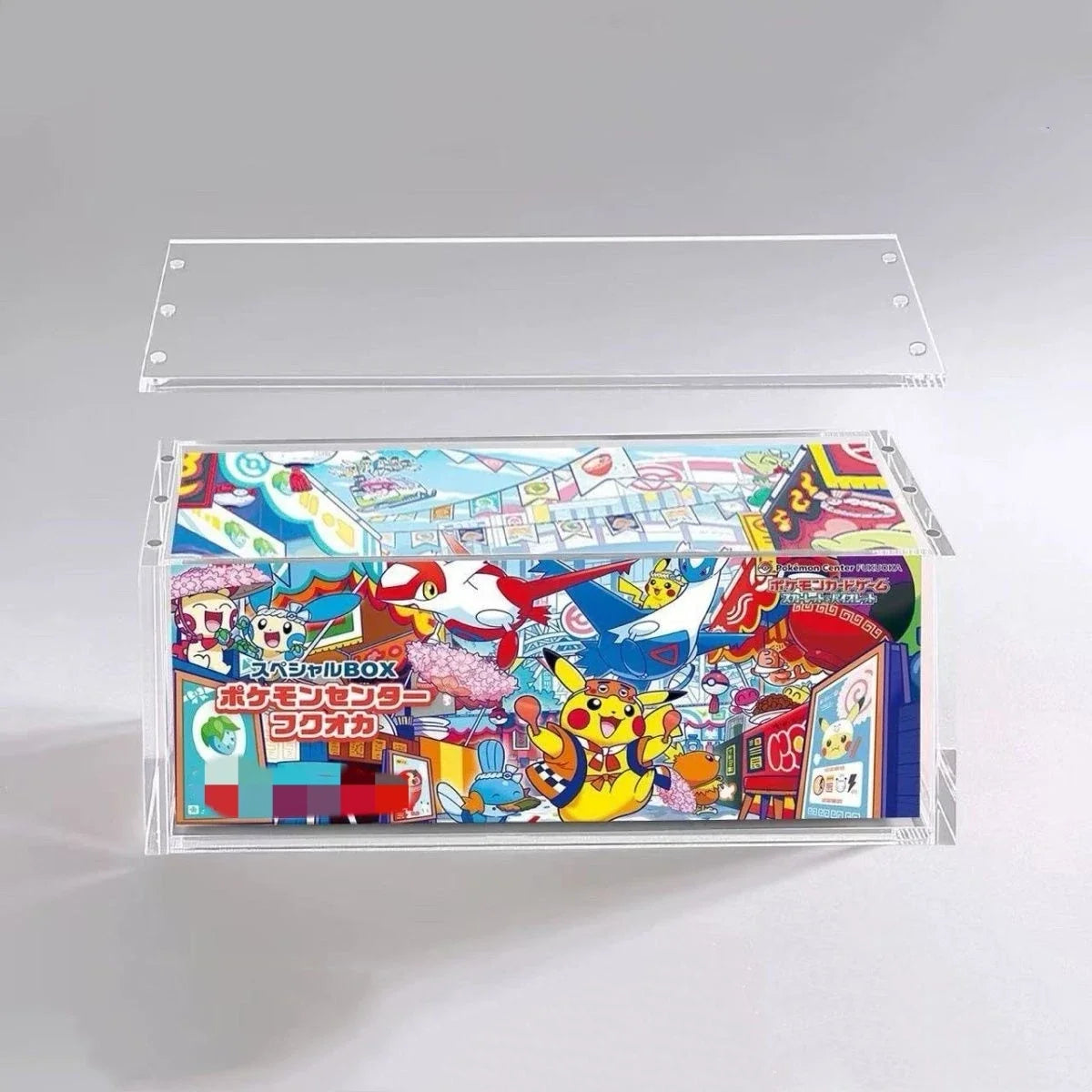 Premium Pokémon Center Japanese Special Box Protective Display Acrylic Case Version 2