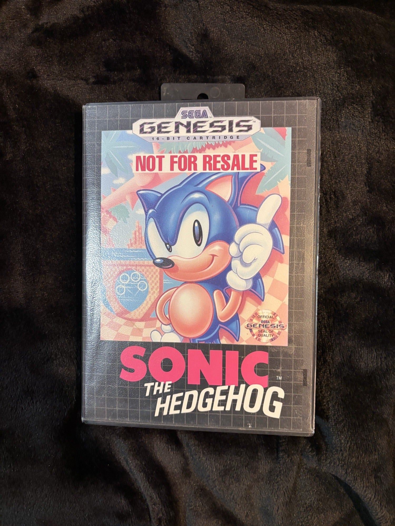 Sonic the Hedgehog Not For Resale for Sega Genesis complete in box