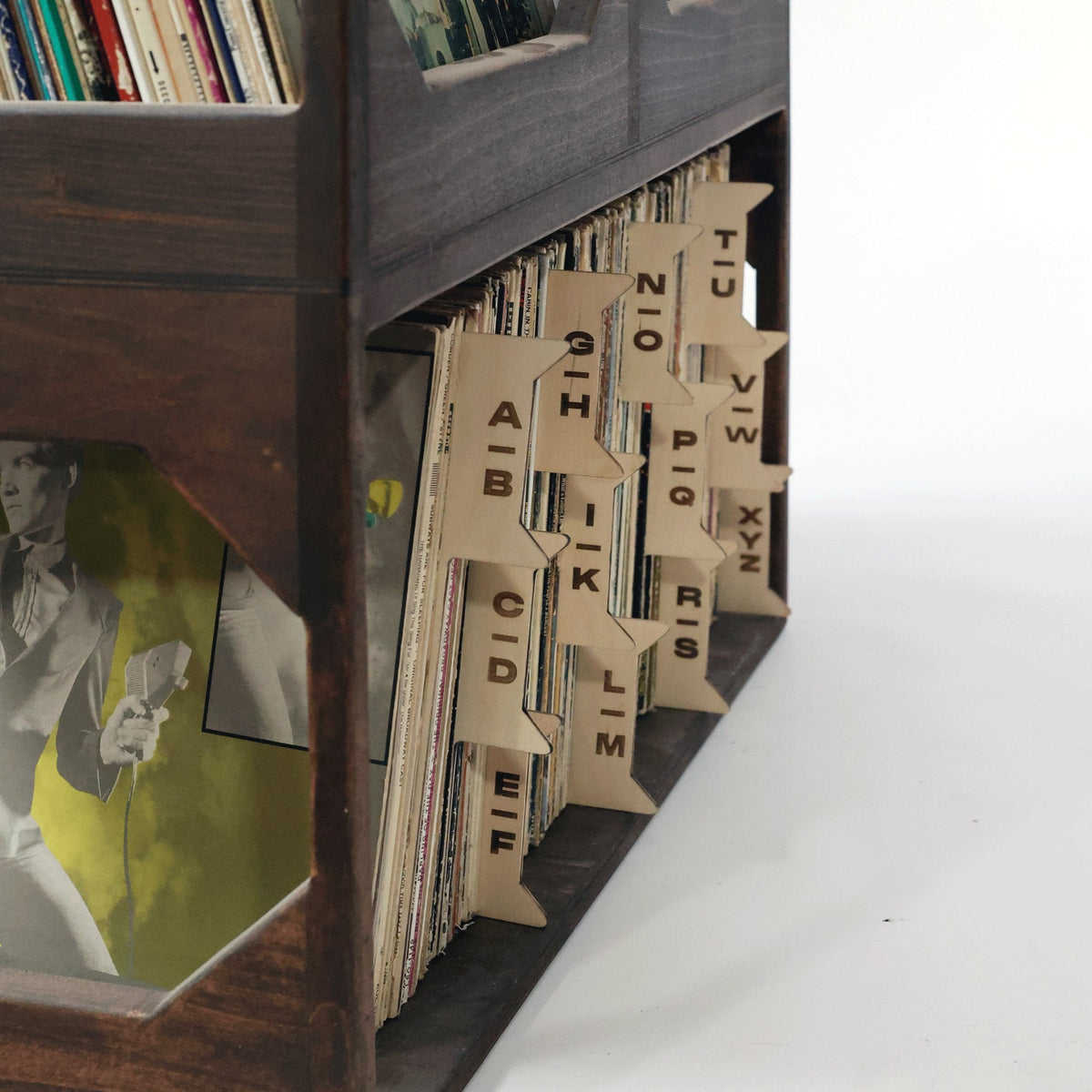 The Vinyl Record Dividers – Solid Wood Organizers — Mac's Retro Hub - photo 6