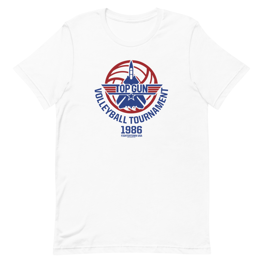 Top Gun Volleyball Tournament 1986 white t-shirt