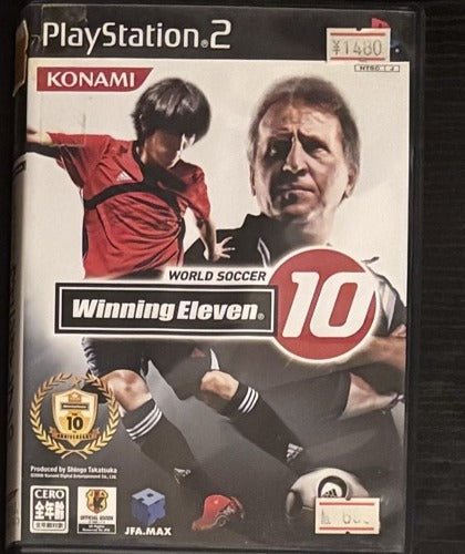 Winning Eleven 10 PS2 Japanese soccer game
