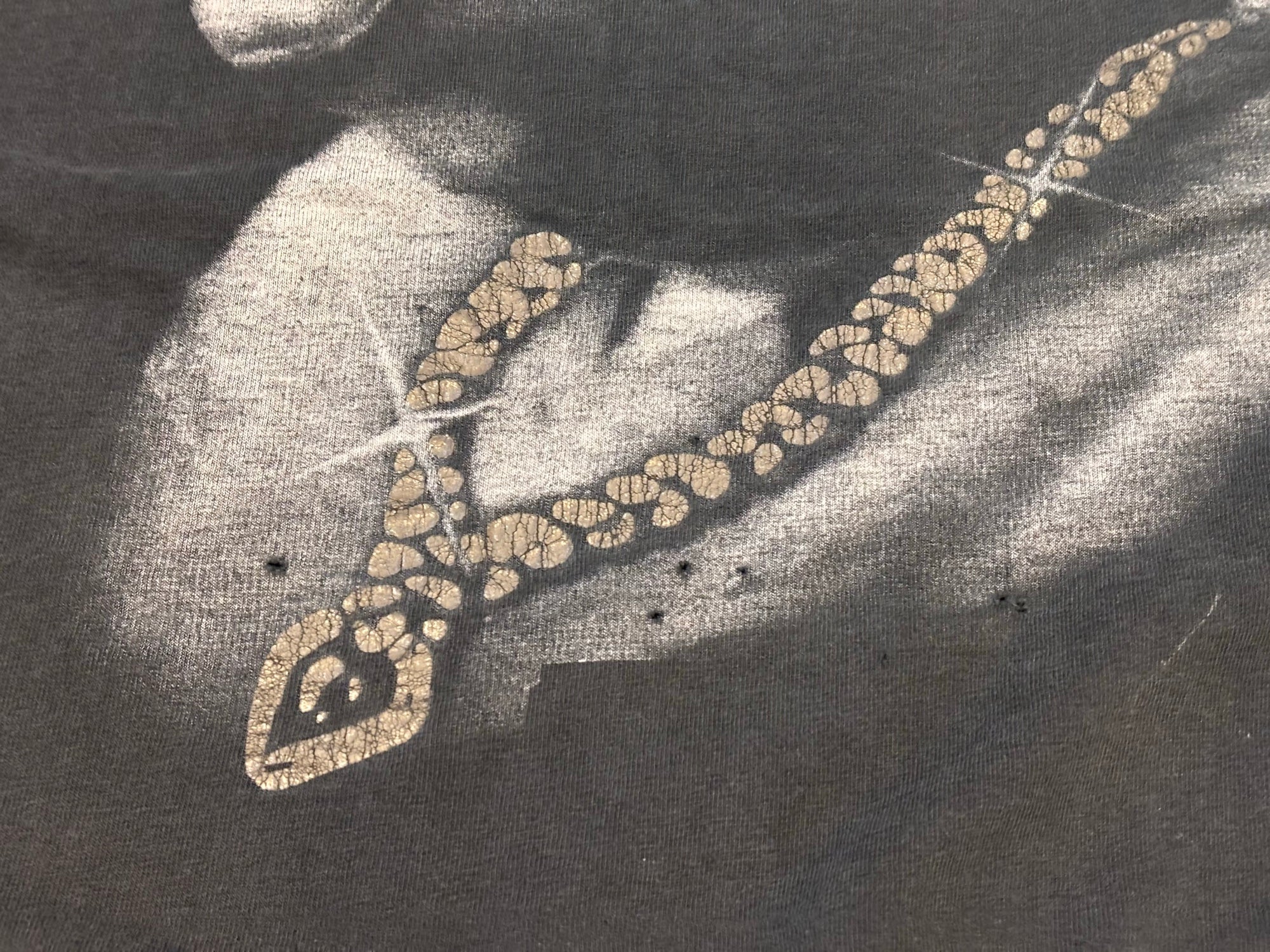 Biggie rap tee chain graphic detail
